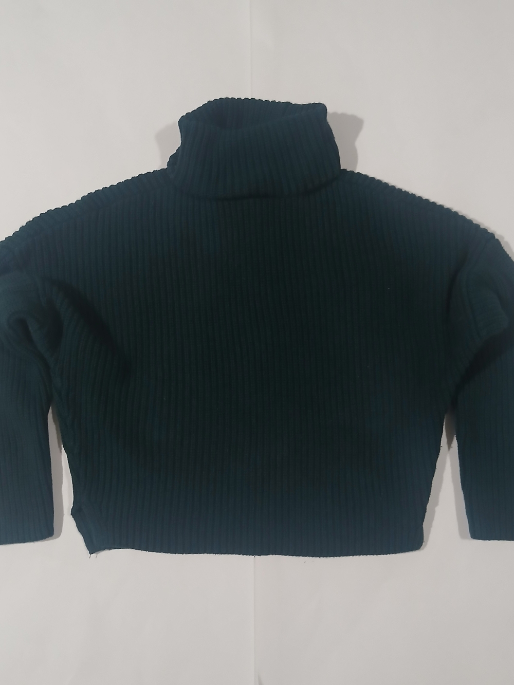 Abercrombie & Fitch Ribbed Turtleneck Sweater - Teal